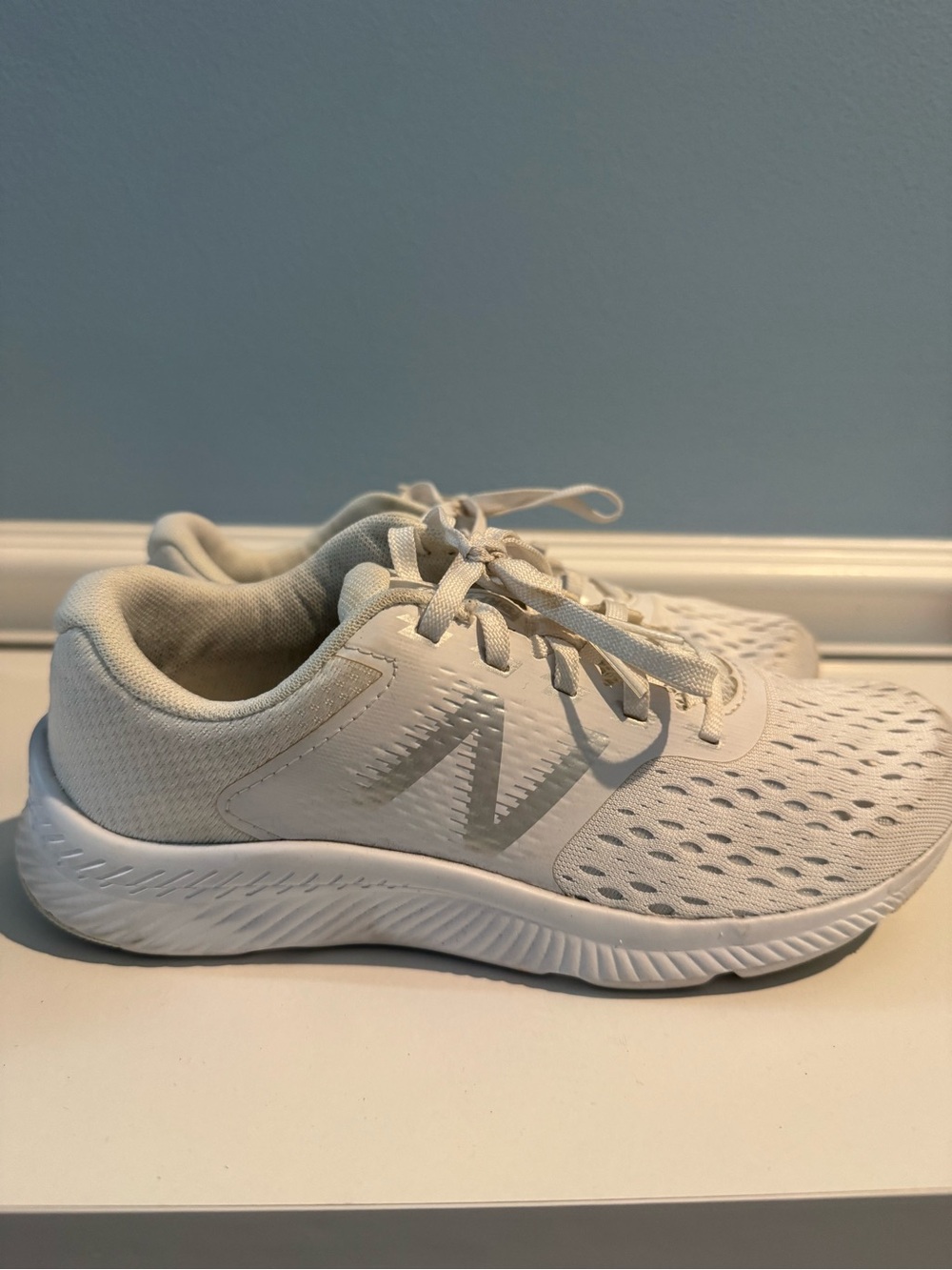 New Balance Off-White Athletic Sneakers